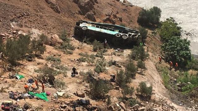44 killed in Peru bus accident