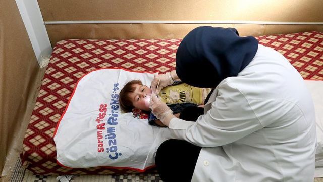 A new migration health center opened on Monday to serve over 70,000 Syrians in Turkey’s central Kayseri province