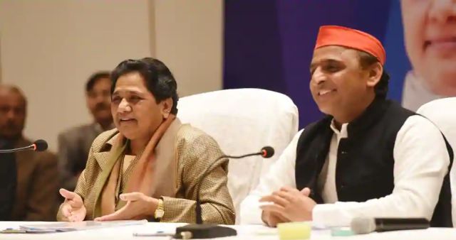 BSP-SP-alliance-giving-Mayawati-Akhilesh-Yadav