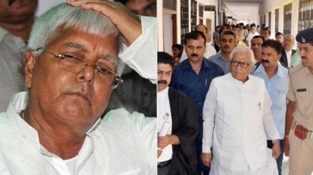 Bihar ex-CMs Lalu, Mishra convicted in 3rd fodder scam case