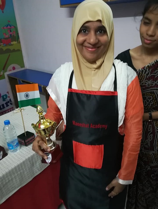 Mrs. Shah Nazima Zahid winner of competition