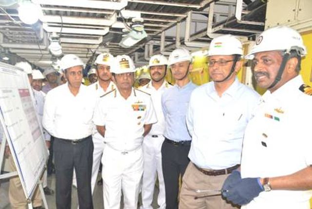 Defence Secretary Sanjay Mitra Reviews Indigenous Aircraft Carrier Project at Kochi