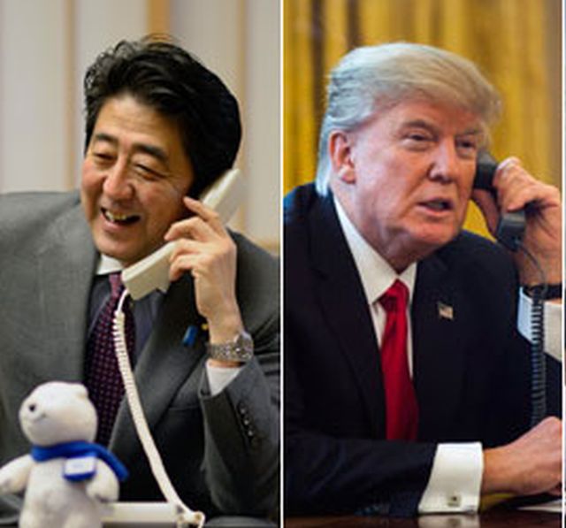 Donald-Trump-on-Wednesday-had-a-phone-conversation-with-Japanese-Prime-Minister-Shinzo-Abe
