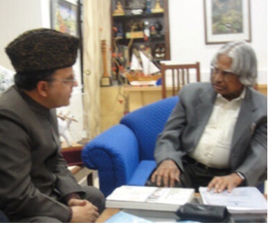 President of Zakat Foundation of India Dr.Syed Zafar Mahmood apprised Dr. APJ Abdul Kalam of the reservation of Muslim predominant constituencies for SCs.