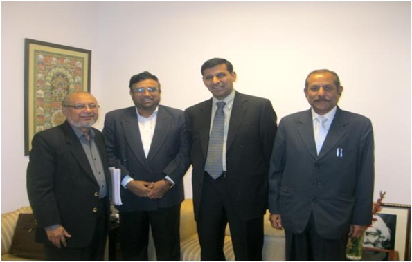 From-Left-E28093-H-Abdur-Raqeeb-General-Secretary-ICIF-.-Mr-Abdul-Rahman-MP-LokSabha-.-Dr-Raghuram-Rajan-E28093-RBI-Governor-Designate-and-Mr-Khurshid-Najmi-Fmr-Joint-Legal-Advisor-to-RBI