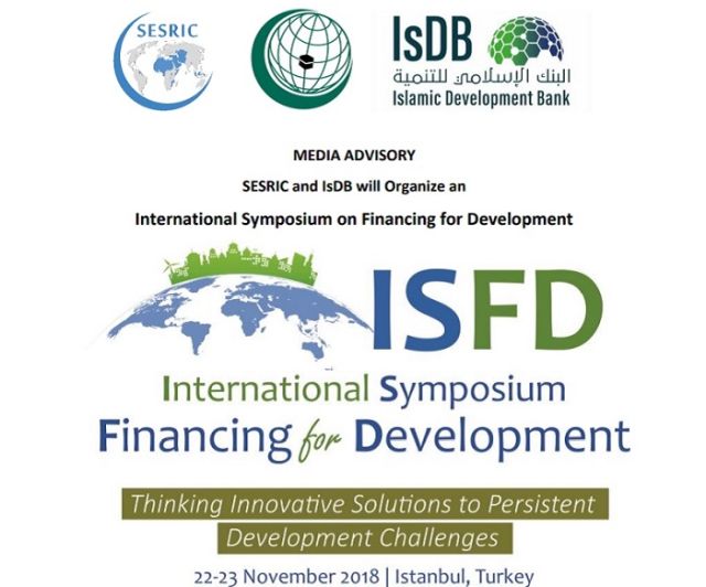 Istanbul to host SESRIC-IsDB Symposium on Financing for Development today