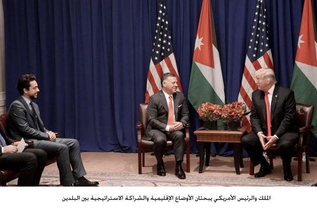 Jordanian King, Trump discuss ties, Mideast issues