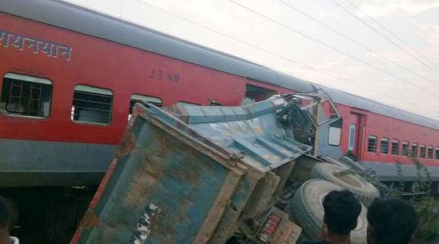 Kaifiyat Express derailed in Auraiya district of Uttar Pradesh on Wednesday, 23 Aug 2017.