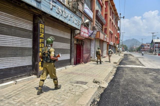 Kashmir shutdown, Jammu and Kashmir