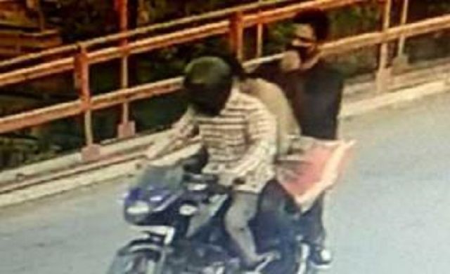 CCTV grab of the attackers of Shujaat Bukhari, editor-in-chief of the English daily Rising Kashmir.
