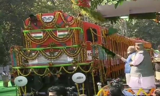 Modi-flags-off-worlds-first-diesel-to-electric-converted-locomotive