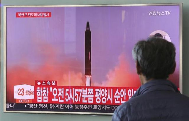 N.Korea fires missile over Japan