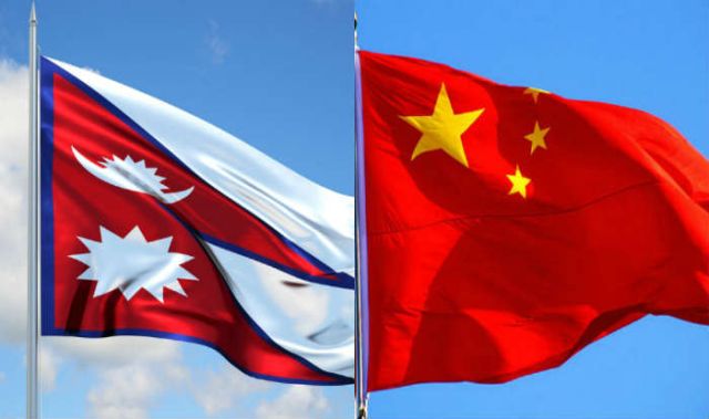 Nepal-China flag