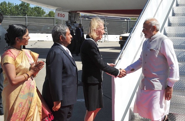 Prime Minister,Narendra Modi arrives at San Jose International Airport