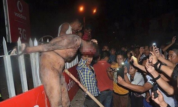 The Naga mob stripped, militated, hung, killed and got selfies with Farid Khan in Dimapur on 5 March