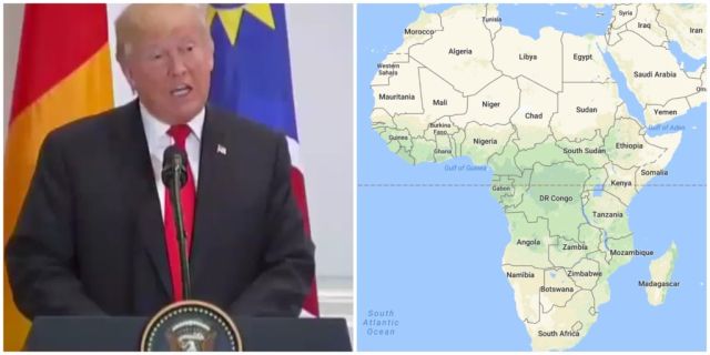 Trump praises Africa’s potential, says friends go there to become rich