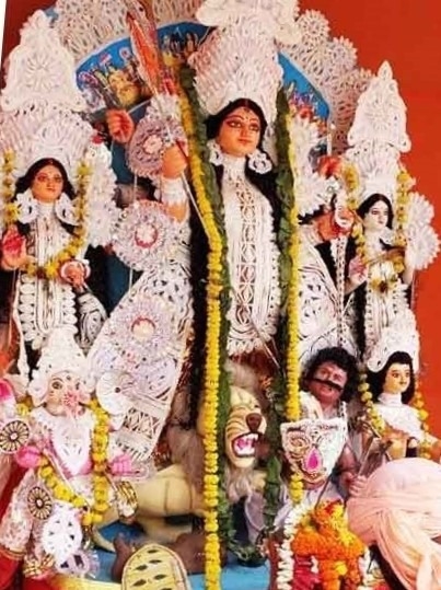 Mahishasura idol.