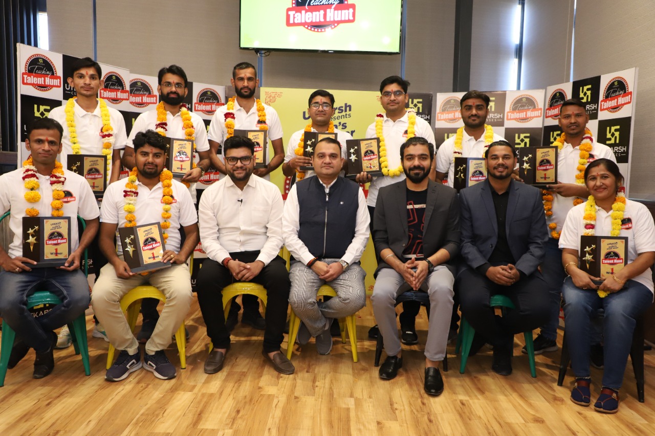 Utkarsh Classes facilitates Teaching Talent hunt show winners