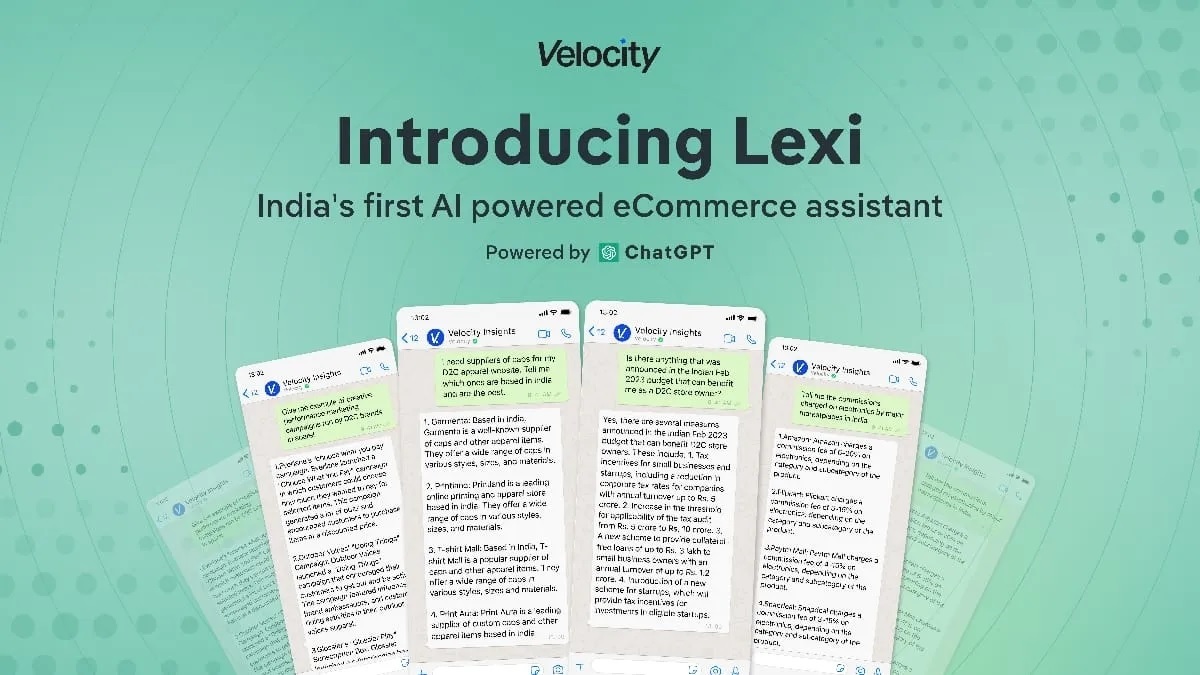 Velocity launches India’s first ChatGPT-powered AI chatbot ‘Lexi’